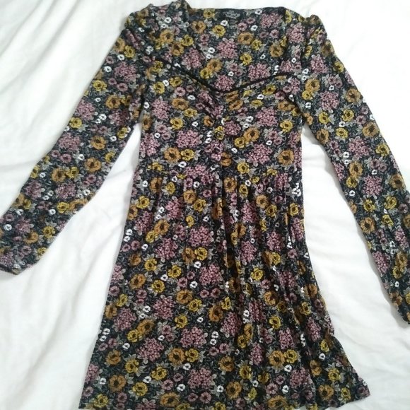 Floral print mini dress - Picture 3 of 5